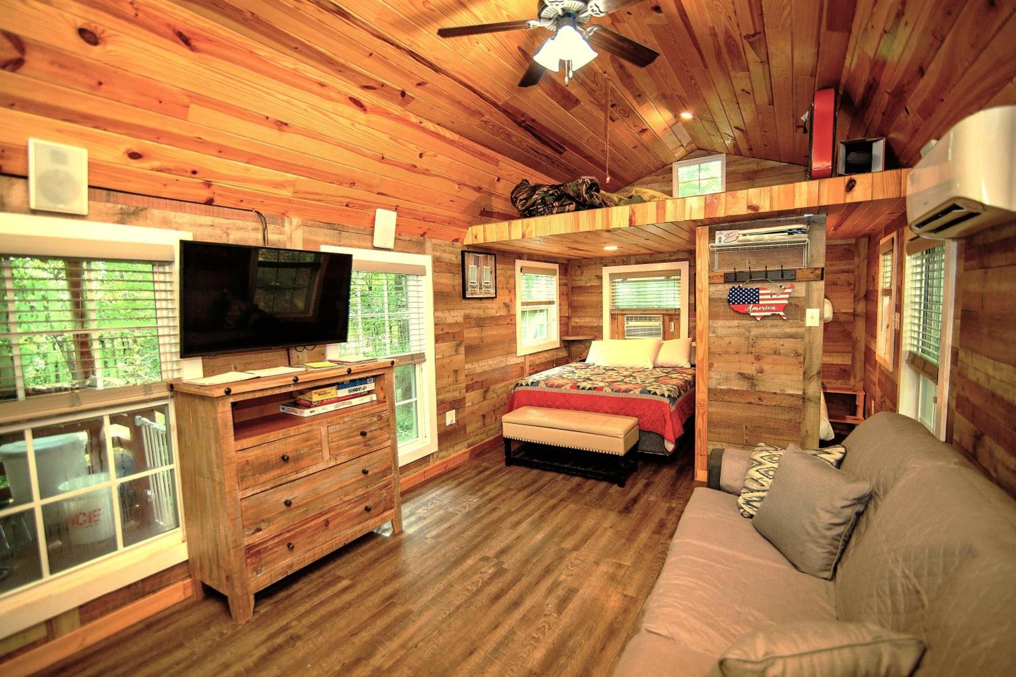 The Americana - Parker Creek Bend Cabins Murfreesboro Eksteriør bilde