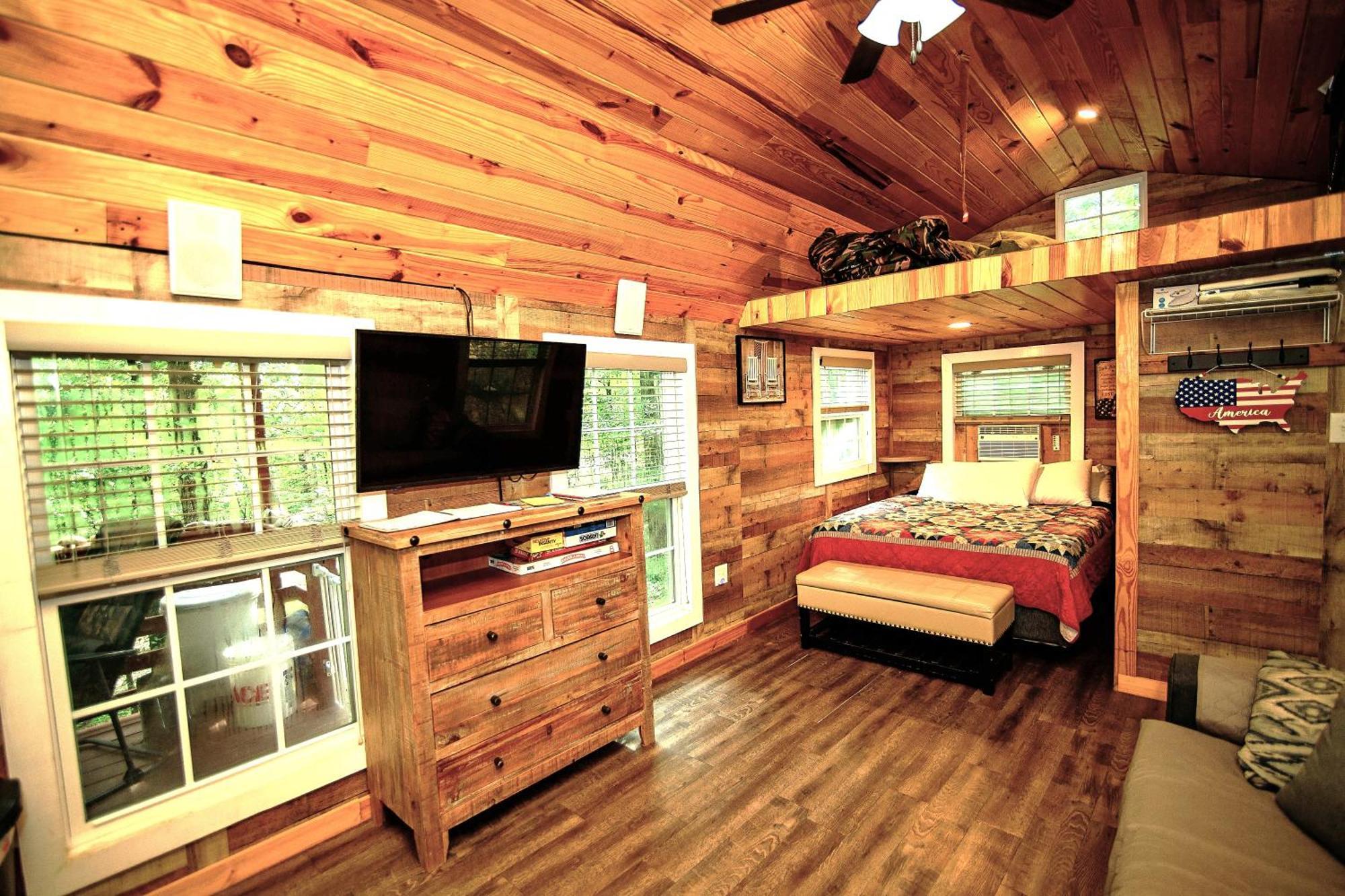 The Americana - Parker Creek Bend Cabins Murfreesboro Eksteriør bilde