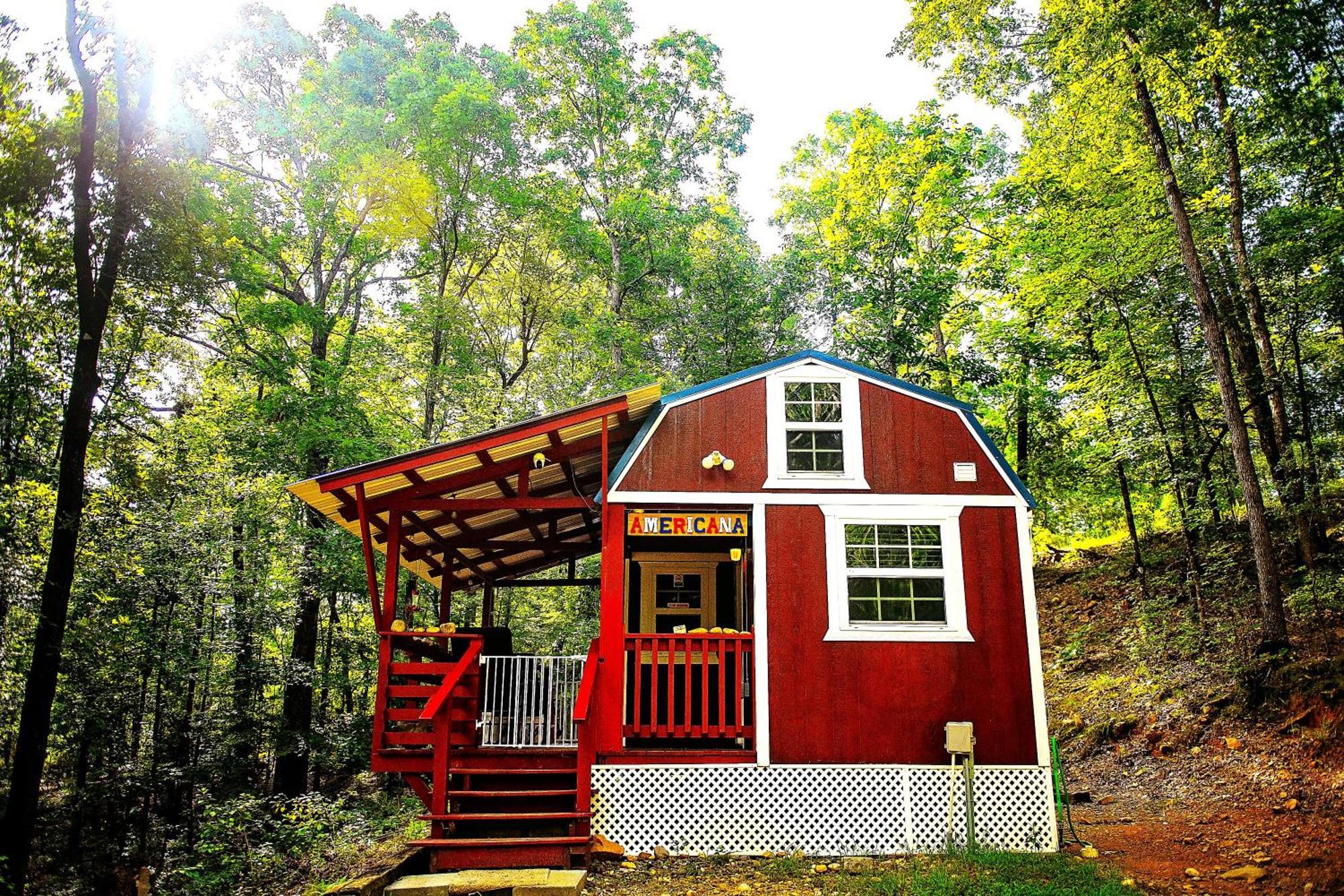 The Americana - Parker Creek Bend Cabins Murfreesboro Eksteriør bilde