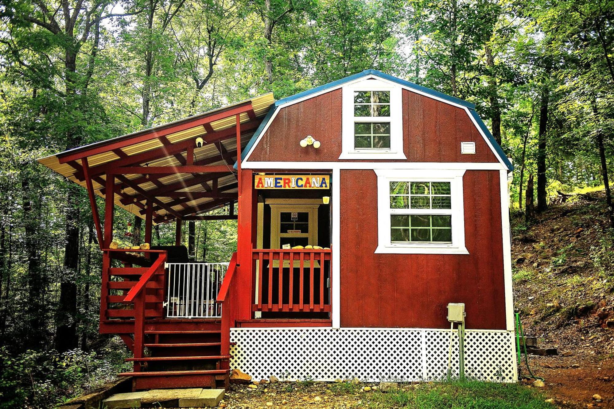 The Americana - Parker Creek Bend Cabins Murfreesboro Eksteriør bilde