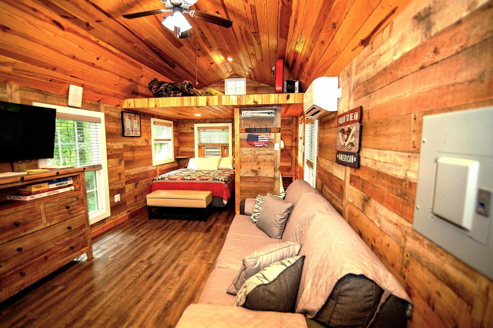 The Americana - Parker Creek Bend Cabins Murfreesboro Eksteriør bilde